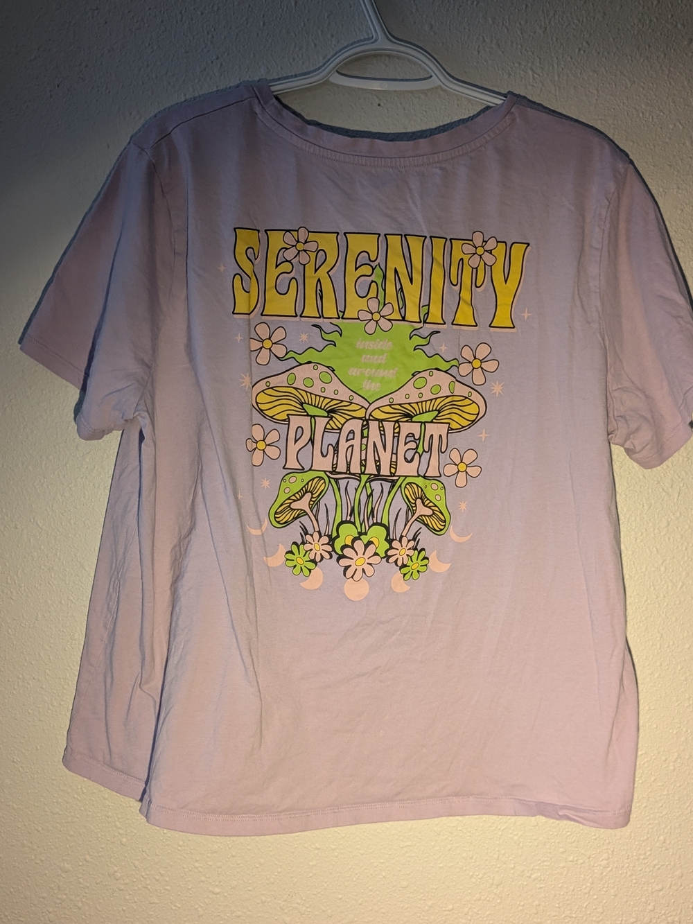 Serenity Planet Graphic Tee - Lavender Organic Generation 2X